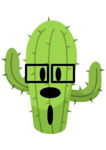 サボテンさん注目！